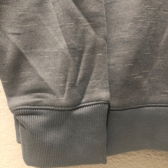 Under Armour Coldgear Hoodie Women XL Gray Jersey Embroidered Logo Activewear - Picture 3 of 8